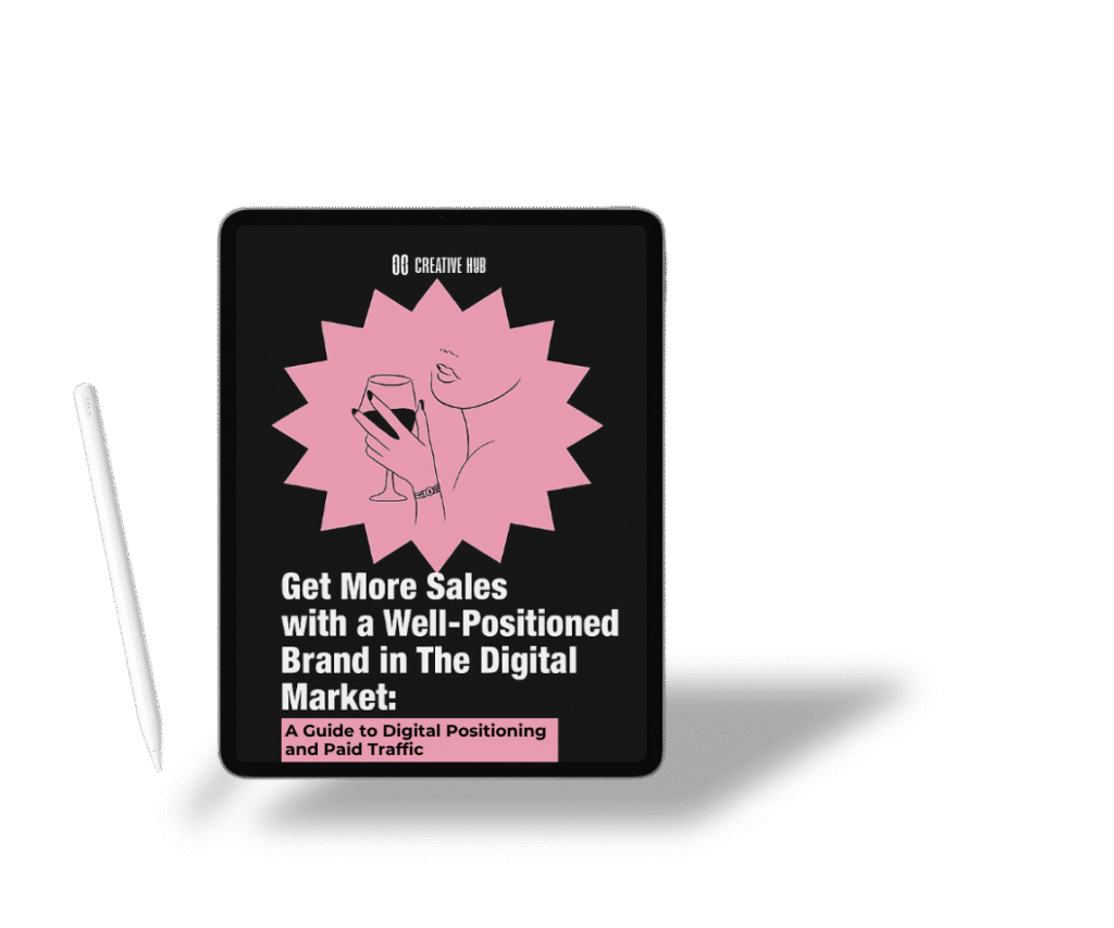 Digital marketing guide for wellness brands displayed on tablet mockup